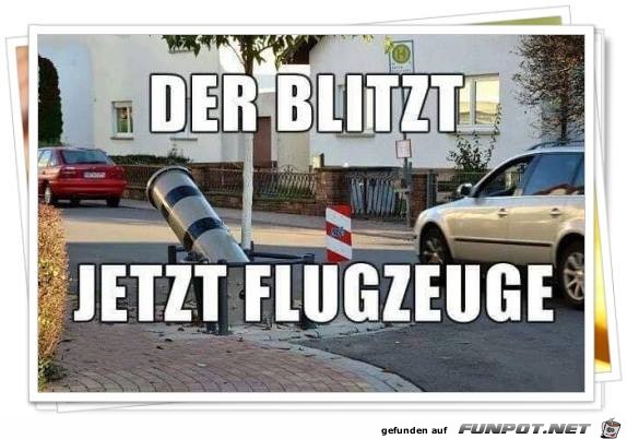 Der Blitzt jetzt..