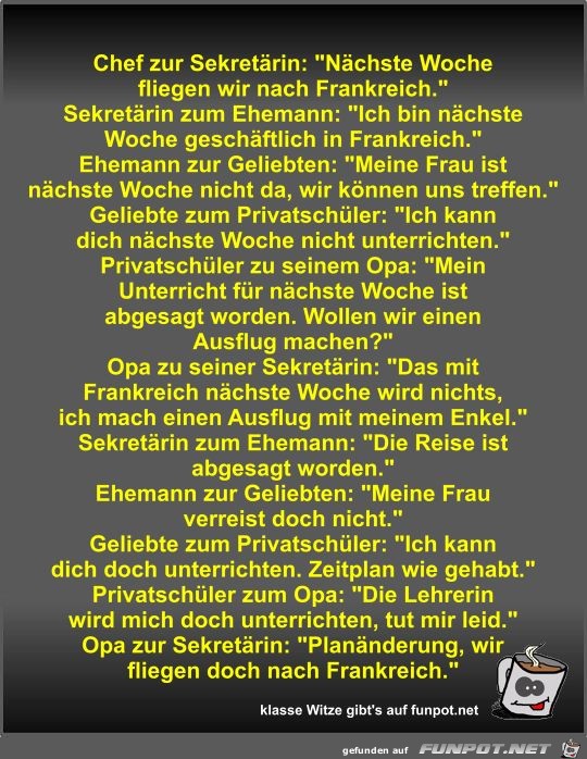 Chef zur Sekretärin Chef zur Sekretärin