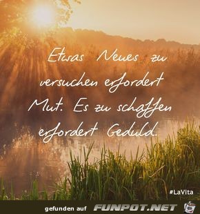 etwas neues zu versuchen etwas neues zu versuchen