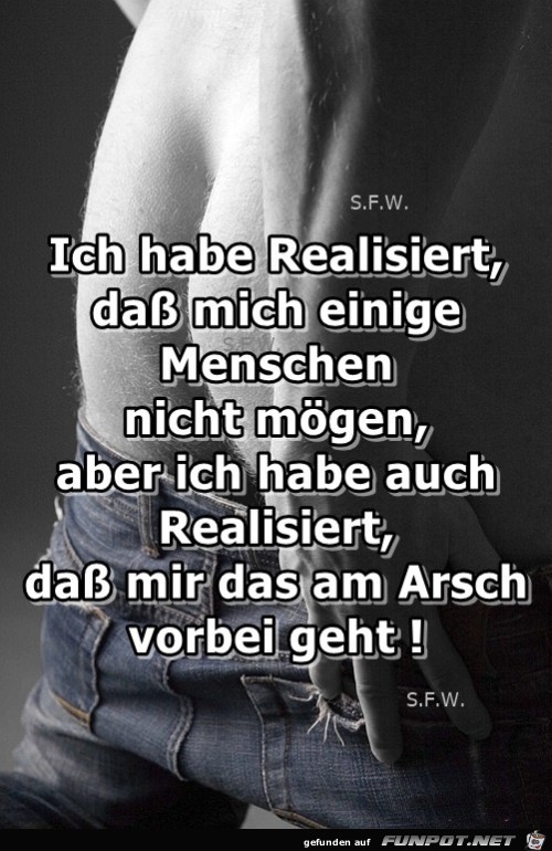 Ich habe Realisiert