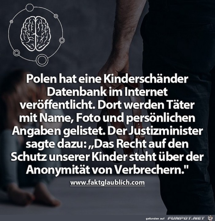 Das macht Polen gegen Kinderschänder Das macht Polen gegen Kinderschänder