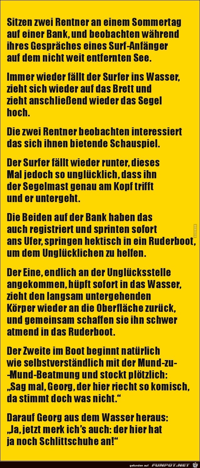 der hier riecht so komisch........ der hier riecht so komisch........