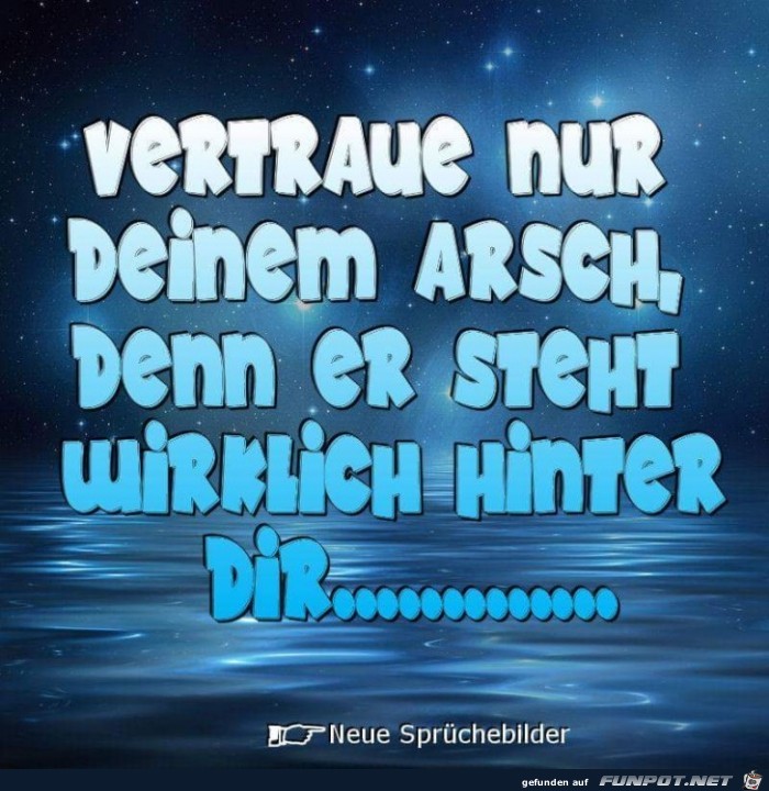 vertraue nur vertraue nur