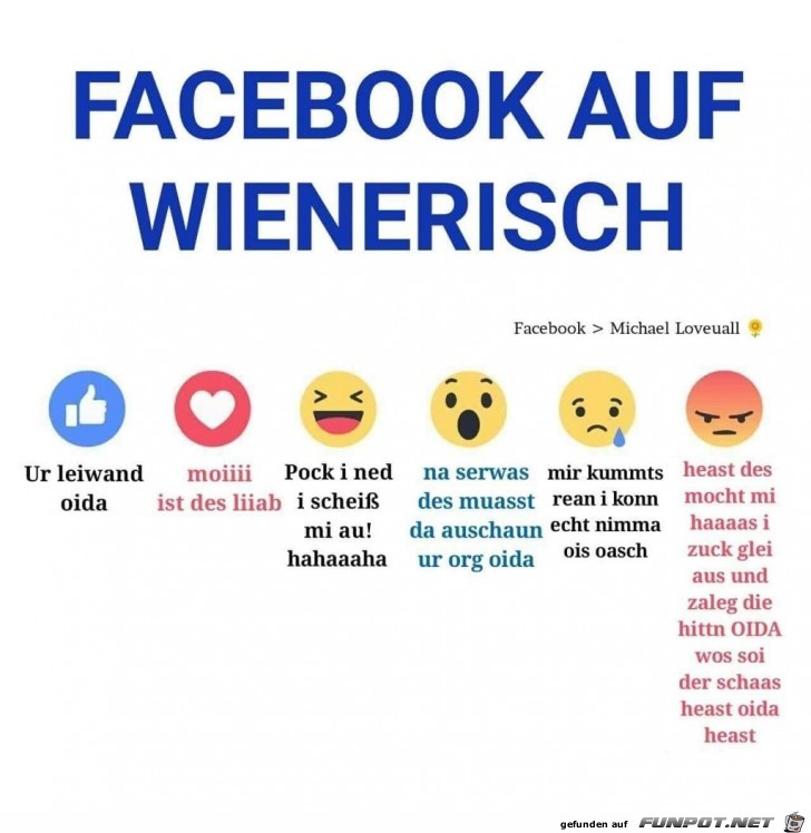 Facebook auf wienerisch... Facebook auf wienerisch...