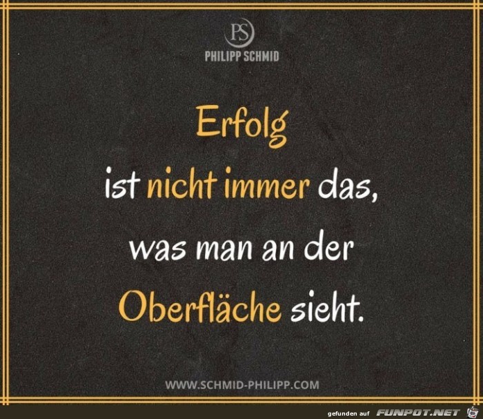 Erfolg ist nicht immer Erfolg ist nicht immer