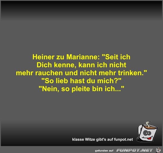 Heiner zu Marianne Heiner zu Marianne