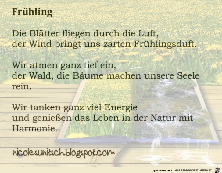 Gedicht - Frühling Gedicht - Frühling