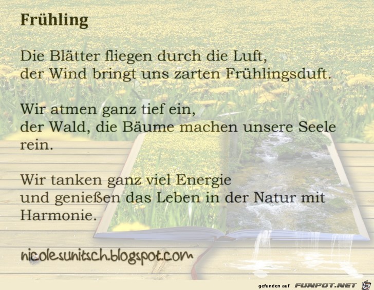 Gedicht - Frhling