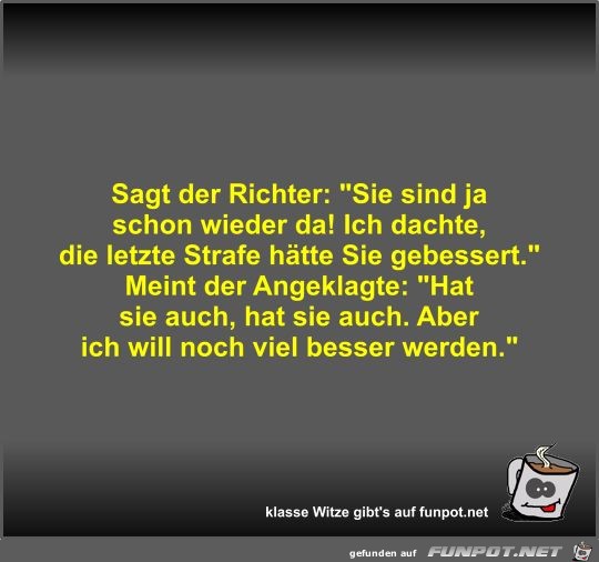 Sagt der Richter Sagt der Richter