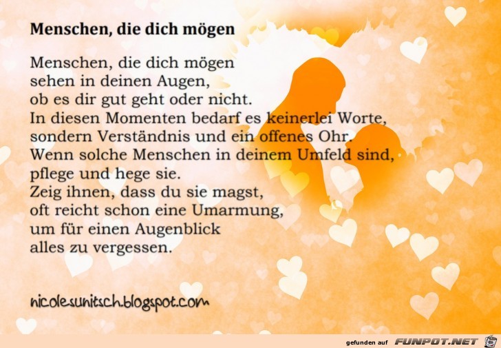 Sprüche - Menschen, die dich mögen Sprüche - Menschen, die dich mögen