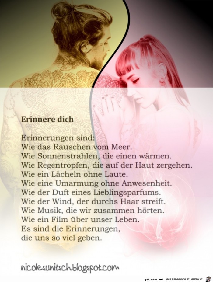 Gedanken - Erinnere dich - Liebe