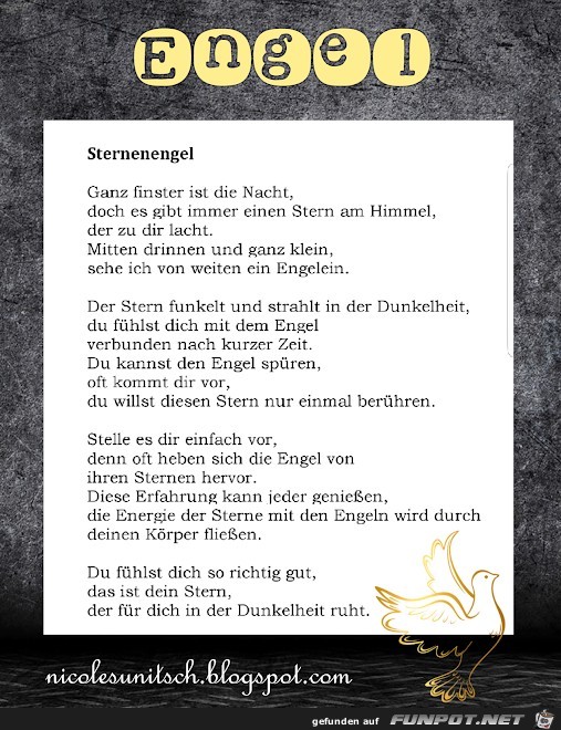 Gedicht - Sternenengel Gedicht - Sternenengel