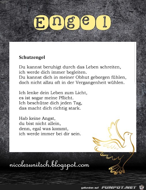 Gedicht - Schutzengel Gedicht - Schutzengel