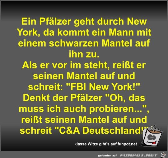 Ein Pfälzer geht durch New York Ein Pfälzer geht durch New York