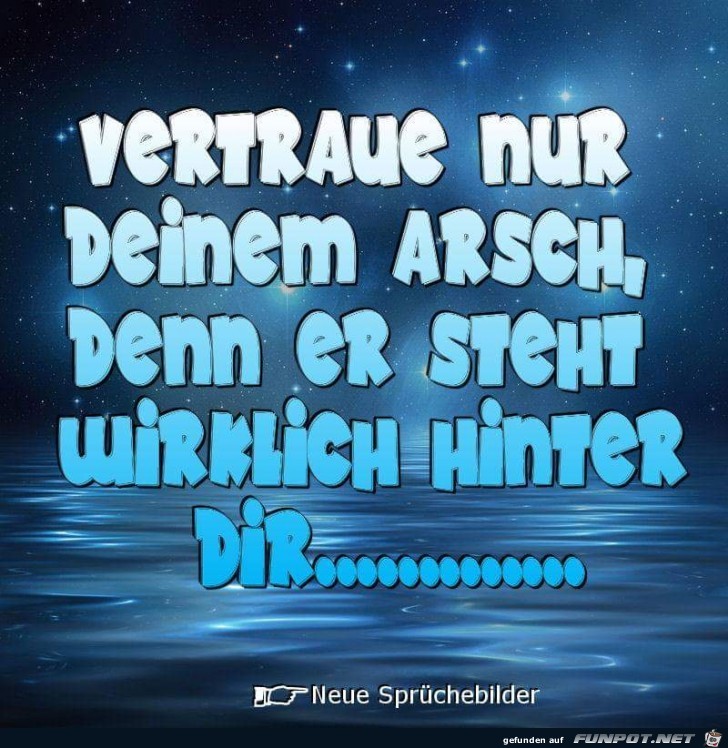 vertraue nur vertraue nur