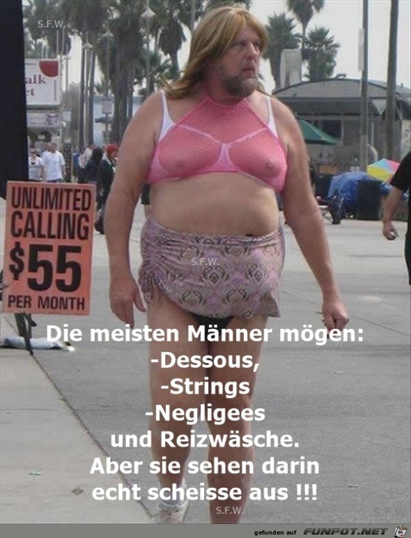 Männer mögen Reizwäsche Männer mögen Reizwäsche