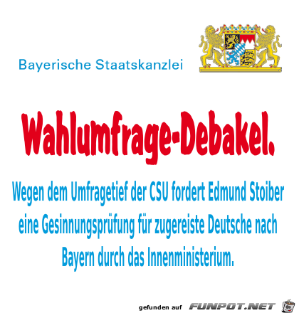 Umfrage-Debakel Umfrage-Debakel