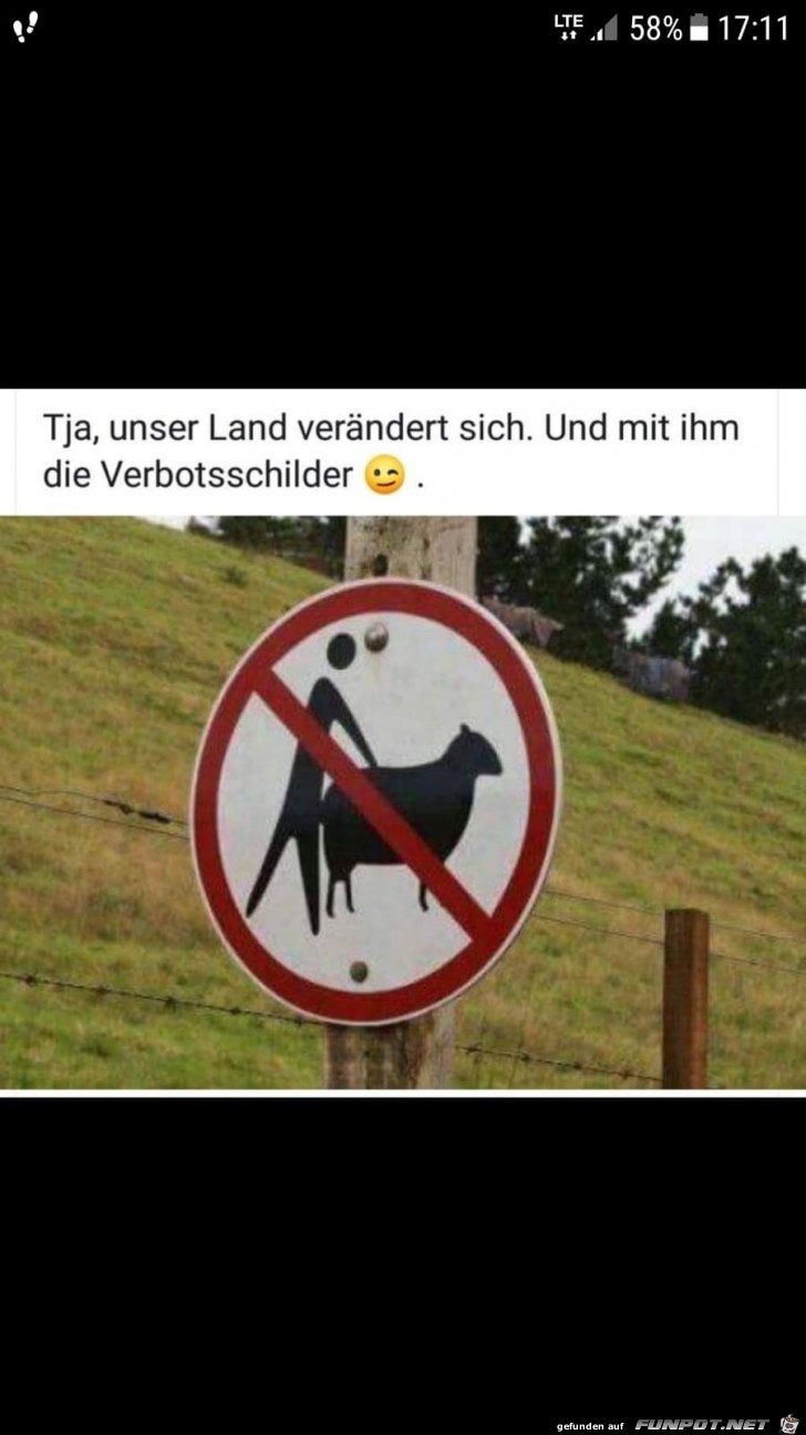 Verbotsschilder