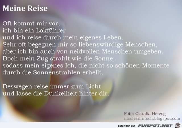 Gedanken - Meine Reise Gedanken - Meine Reise