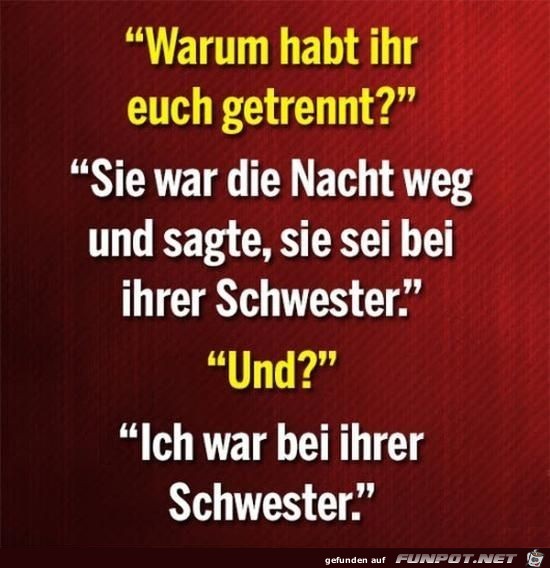 warum habt ihr euch getrennt warum habt ihr euch getrennt