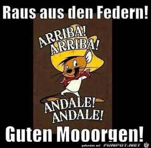 Guten moorgen