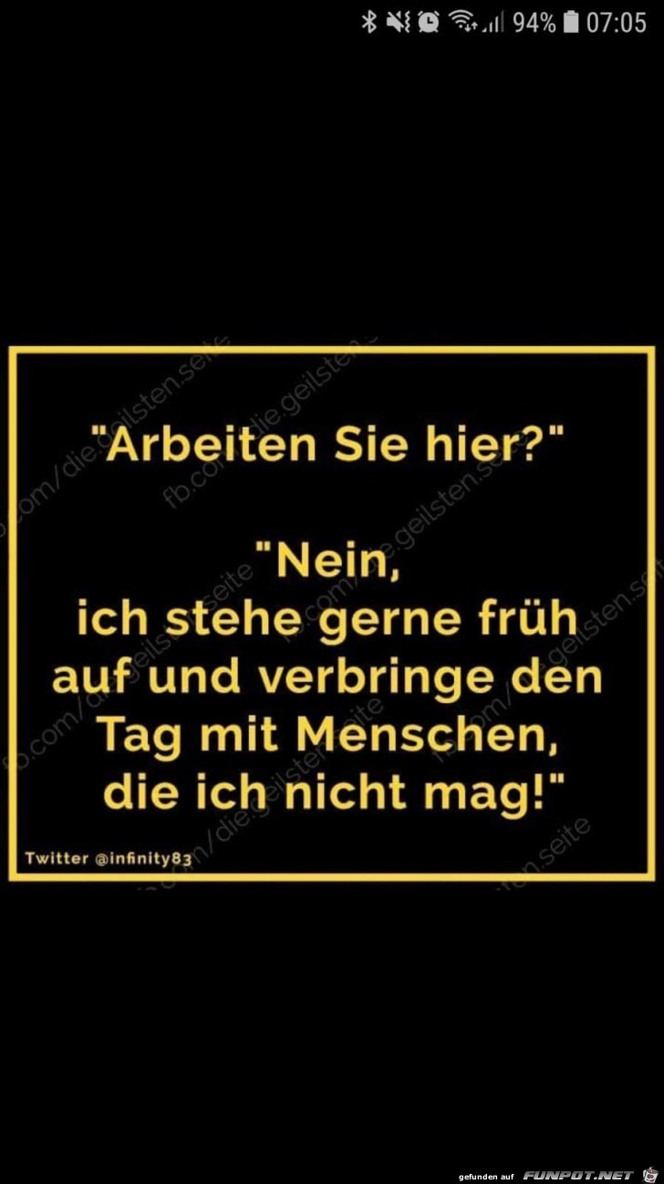 Arbeiten sie hier? Arbeiten sie hier?