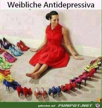 weibliche Antidepressiva