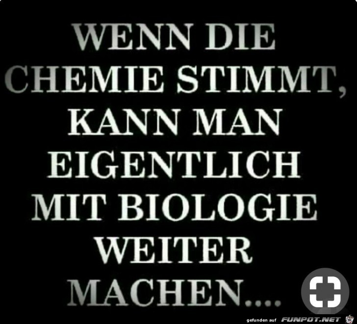 wenn die Chemie stimmt