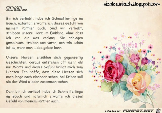 Gedanken - Bin ich verliebt Gedanken - Bin ich verliebt