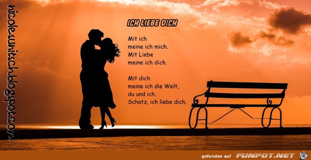 Liebesgedicht - Ich liebe dich