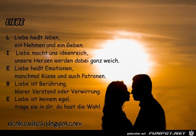 Liebesgedicht - Liebe ist...