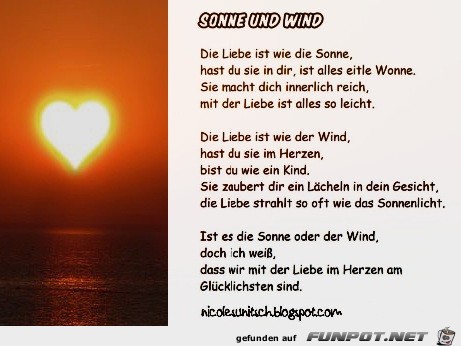 Gedicht - Feuer und Wind - Liebe