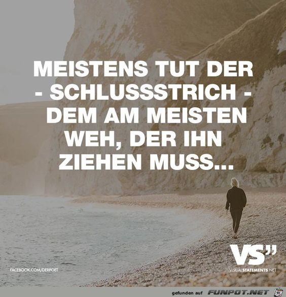 meistens tut der Schlussstrich.. meistens tut der Schlussstrich..