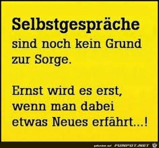 Selbstgespräche Selbstgespräche