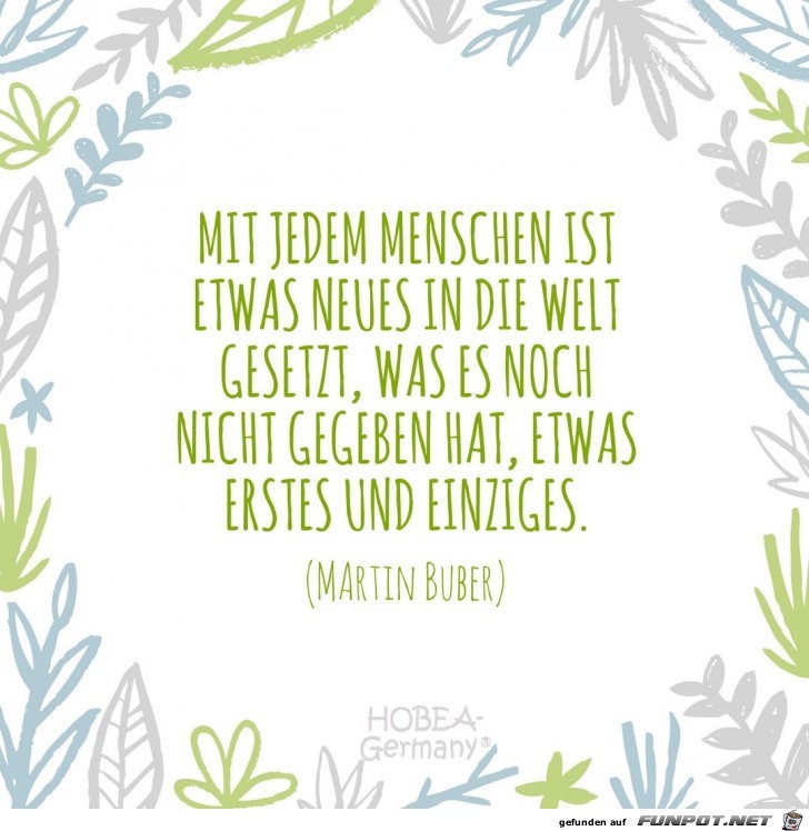 mit jedem Menschen mit jedem Menschen