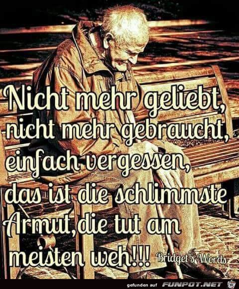 nicht mehr geliebt