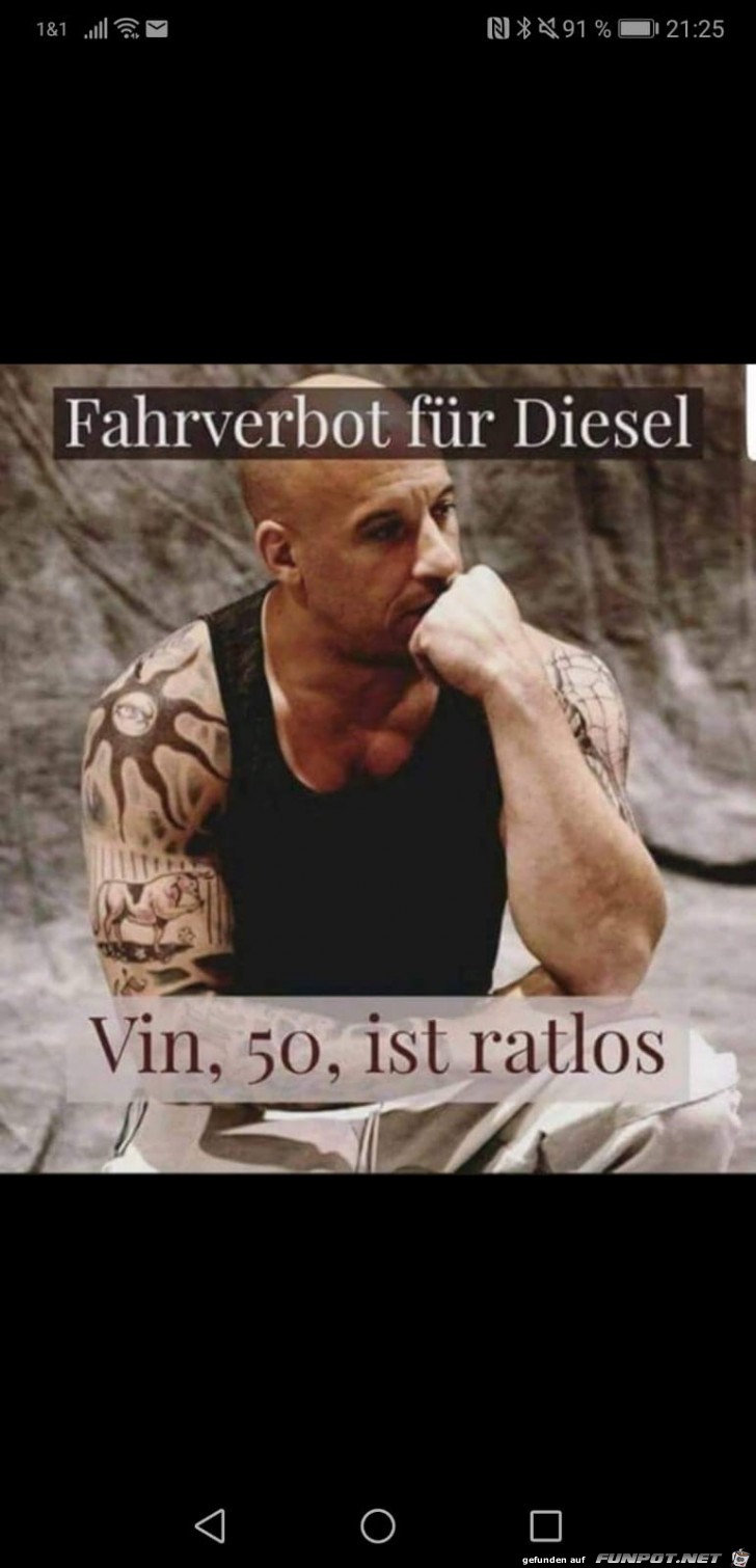 Fahrverbot für Diesel Fahrverbot für Diesel