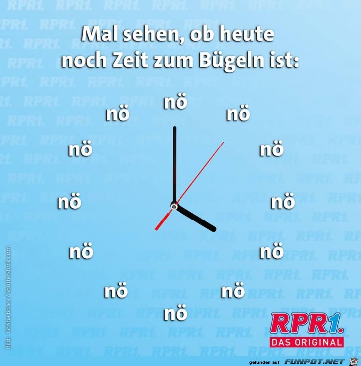 Zeit zum Buegeln Zeit zum Buegeln