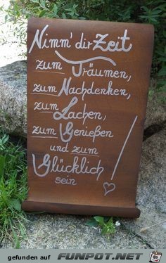 nimm dir Zeit zum traeumen nimm dir Zeit zum traeumen