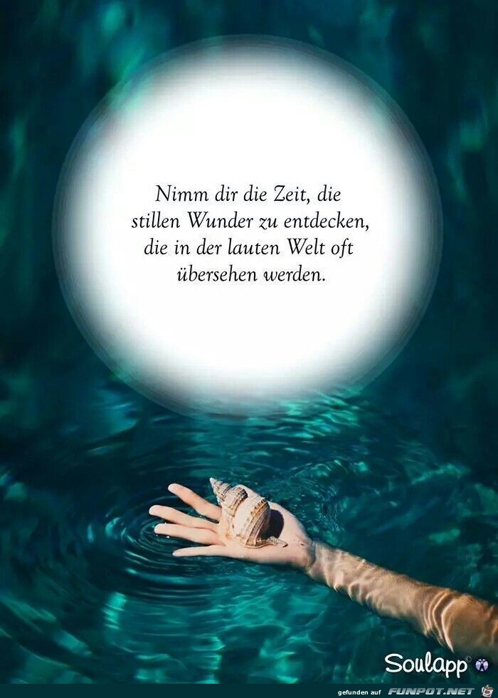 nimm dir die Zeit