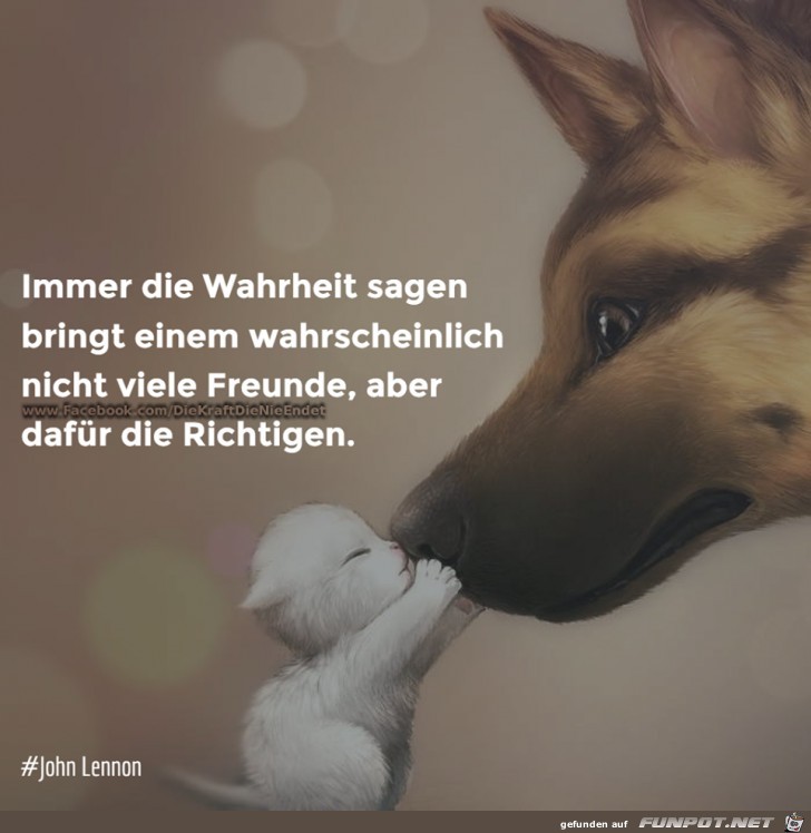 Immer die Wahrheit sagen Immer die Wahrheit sagen