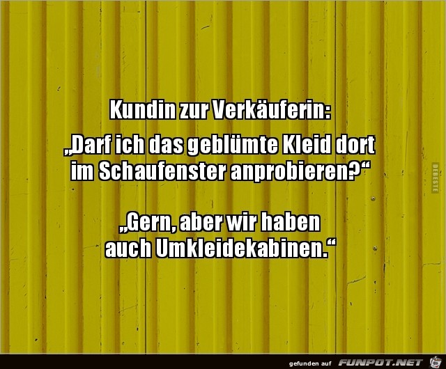 Coole Antwort