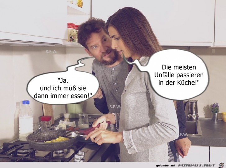 Unfaelle in der Kueche