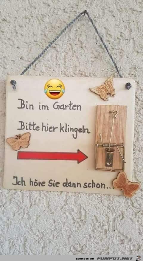 Bin im Garten