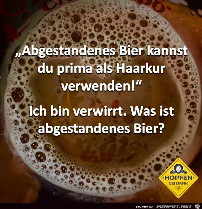 Abgestandenes Bier