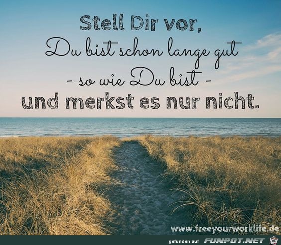 Stell dir vor du bist schon lange