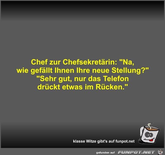 Chef zur Chefsekretrin