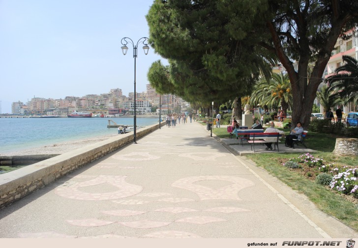 Impressionen von der albanischen Riviera mit Saranda