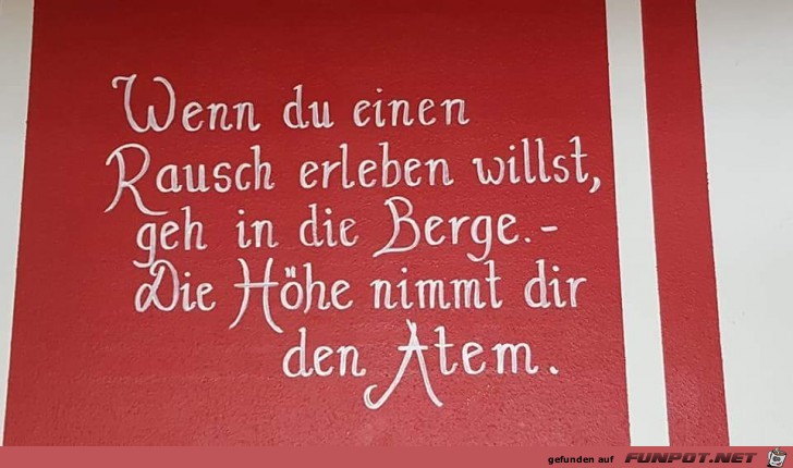 wenn du einen rausch erleben willst wenn du einen rausch erleben willst