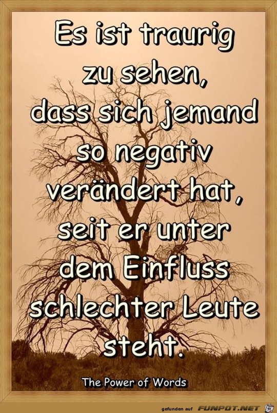 Es ist traurig zu sehen Es ist traurig zu sehen